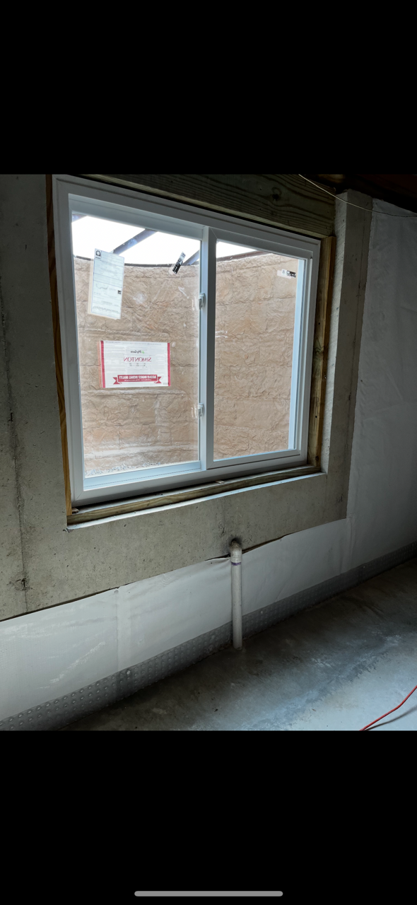Egress window installation in Downingtown, PA