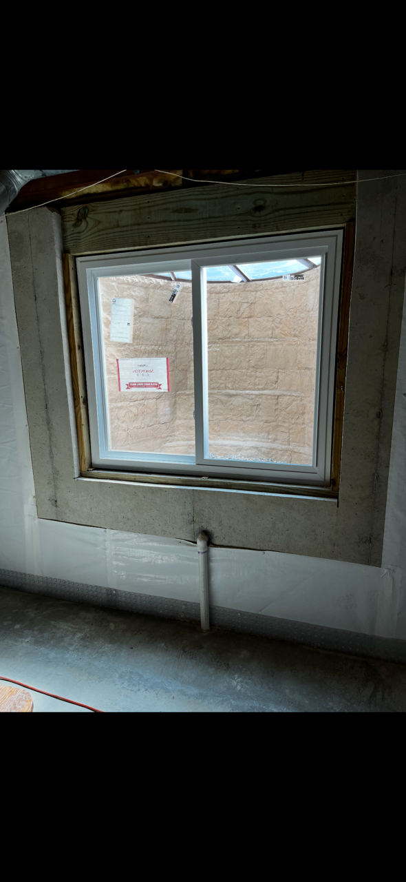Finished egress window in Downingtown, PA basement